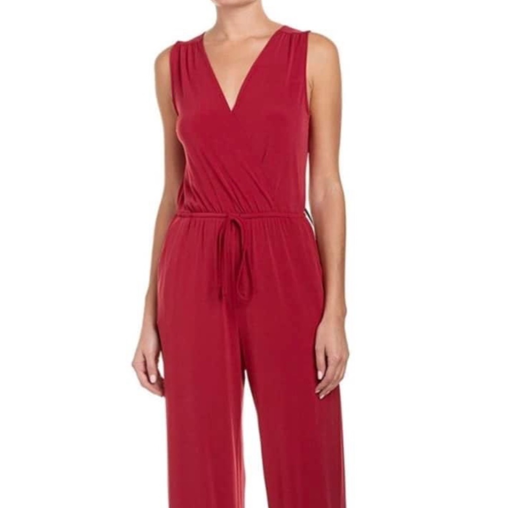 BCBGeneration Jumpsuit - burgundy